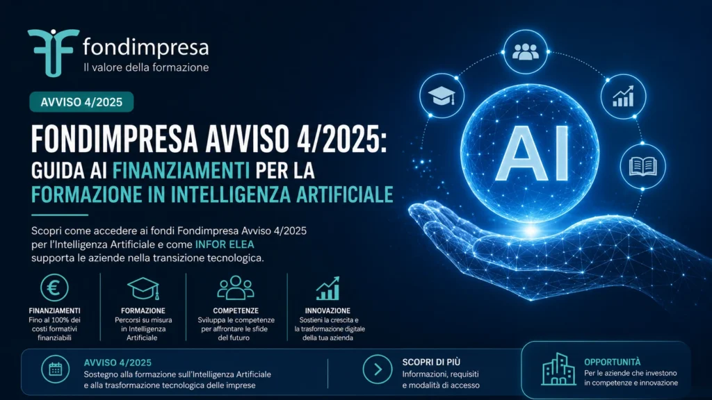 Fondimpresa Avviso 42025 Guida ai Finanziamenti per la Formazione in Intelligenza Artificiale