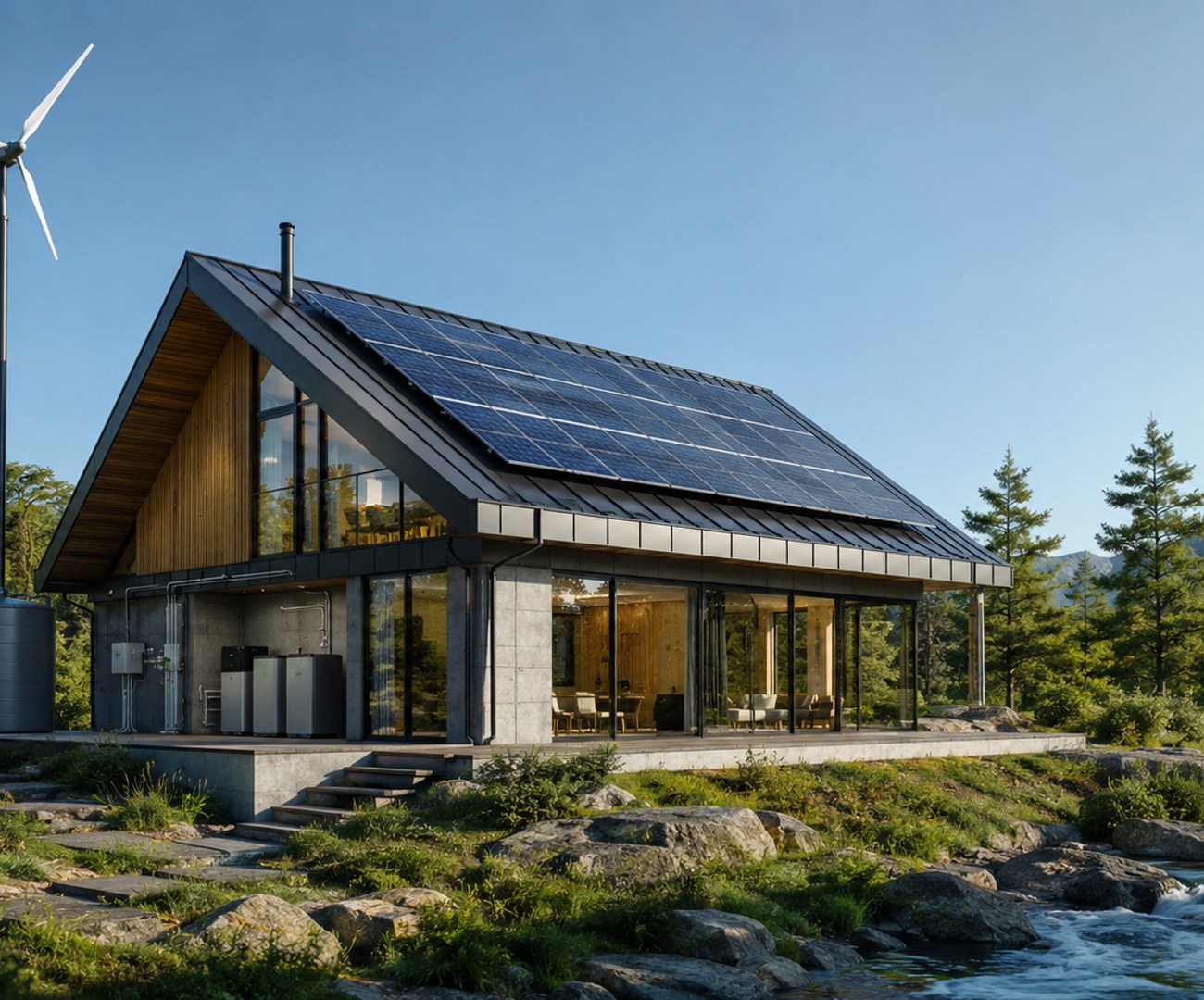L’edificio off-grid